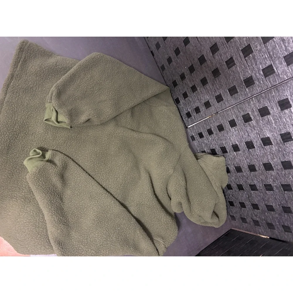 Let's go for a walk pet carrier hoodie dark green size Large